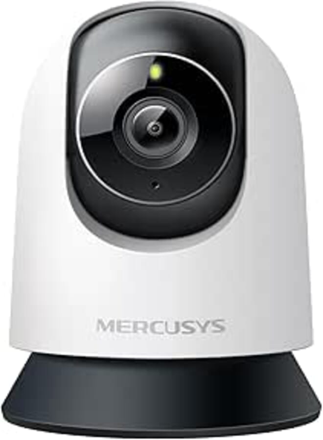 MERCUSYS MC210 Indoor Camera,2K 3MP,TP-Link Security Camera,Pet Camera,Baby Monitor,Smart Detection,Night Vision,Full Coverage,2 Way Audio,APP Control,Google Home/Alexa